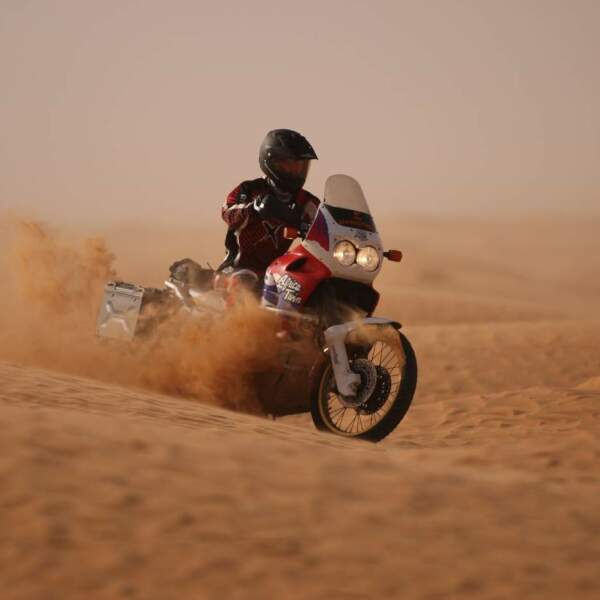 Motorradreisen Tunesien Mittelmeerküste Hotel Palmen